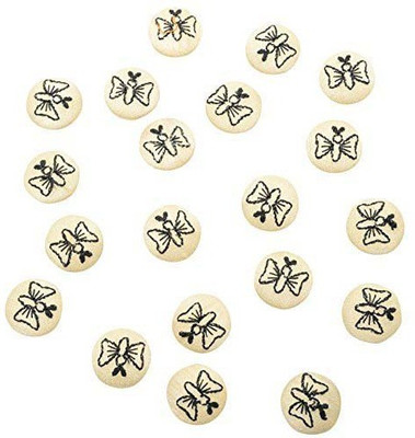 

Fabric and Lace BT032A Metal Buttons(Pack of 20)