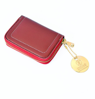 RHHENSO card wallet 24 Card Holder(Set of 1, Maroon)