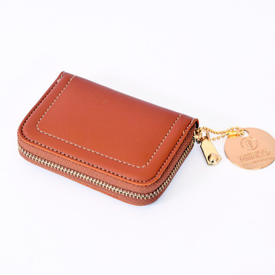 

RHHENSO 24 Card Holder(Set of 1, Brown)