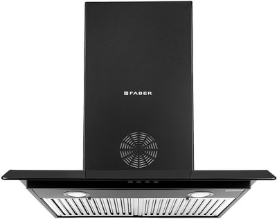 

faber Arco 3D Plus T2S2 BK LTW 60 Wall Mounted Chimney(Black 1150 CMH)
