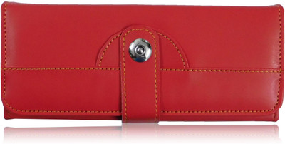 

SN LOUIS Women Casual Orange Artificial Leather Wallet(4 Card Slots), Red