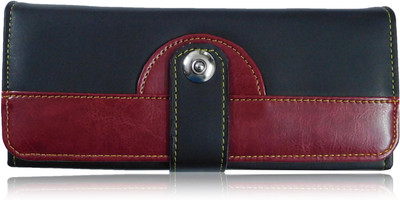 

SN LOUIS Women Casual Maroon, Black Artificial Leather Wallet(4 Card Slots)