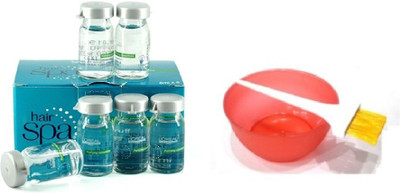 Buy L'Oreal Hair Spa Purifying Concentrate Anti-Dandruff (6 ampules) + Bowl + Brush(8 Items in the set) on Flipkart Buy L'Oreal Hair Spa Purifying Concentrate Anti-Dandruff (6 ampules) + Bowl + Brush(8 Items in the set) on Flipkart