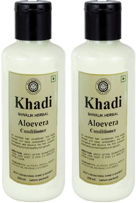 

Khadi Herbal Aloevera Hair Conditioner - Twin Pack(420 ml)