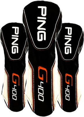 

Golfoy Driver & Fairway Wood Headcovers (Set of 3) Style #8 Club Cover Free Size(Black, White)