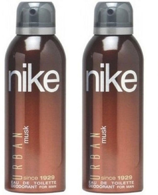 

Nike Man Urban Musk Deodorant Spray for Men 200ML Each (Pack of 2) Deodorant Spray - For Men(400 ml, Pack of 2)