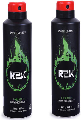 

R2K EXOTIC LEGEND Body Spray - For Men & Women(210 ml, Pack of 2)