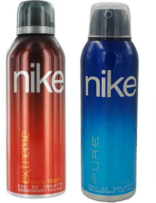 

Nike Man Extreme and Pure Deodorant Spray for Men 200ML Each (Pack of 2) Deodorant Spray - For Men(400 ml, Pack of 2)