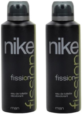 Nike Man Fission Deodorant Spray for Men 200ML Each Pack of 2 Deodorant Spray - For Men400 ml Pack of 2