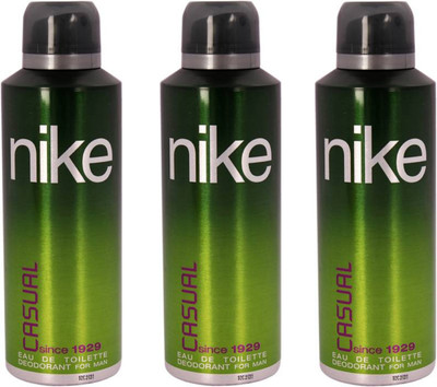 

Nike Man Casual Deodorant Spray for Men 200ML Each (Pack of 3) Deodorant Spray - For Men(600 ml, Pack of 3)