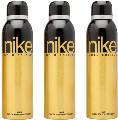 

Nike Man Gold Edition Deodorant Spray for Men 200ML Each (Pack of 3) Deodorant Spray - For Men(600 ml, Pack of 3)
