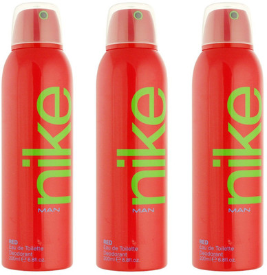 

Nike Man Man Red Deodorant Spray for Men 200ML Each (Pack of 3) Deodorant Spray - For Men(600 ml, Pack of 3)