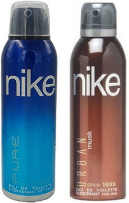 

Nike Man Pure and Musk Deodorant Spray for Men 200ML Each (Pack of 2) Deodorant Spray - For Men(400 ml, Pack of 2)