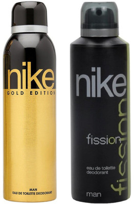 

Nike Man Gold and Fission Edition Deodorant Spray for Men 200ML Each (Pack of 2) Deodorant Spray - For Men(400 ml, Pack of 2)