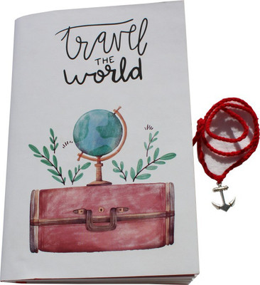 

GOONJ CREATIONS Regular Diary(Travel the World, Red)