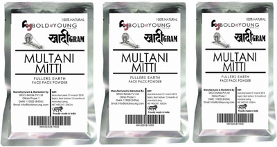 

Boldnyoung Khadigram Pure Herbal Multani mitti Powder for Face Pack 300gm(300 g)