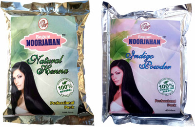 

begum Noorjahan Indigo Powder+ Heena Powder Hair Color(Green)