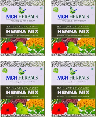 

MGH Herbals Premium Quality Henna Mix Powder 100gm Pack of 4(400 g)