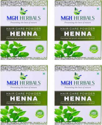 

MGH Herbals Premium Quality Henna Powder 100gm Pack of 4(400 g)
