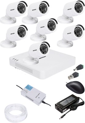 HIKVISION 1080p HD 8 CHANNAL DVR DS-HGHI-F1 & 7Pcs BULLET 720p DS-COT-IRP Camera COMBO KIT Security Camera(8 Channel)