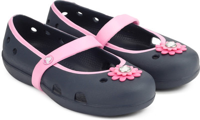 

Crocs Girls Slip-on Mary Janes(Blue, Navy/carnation