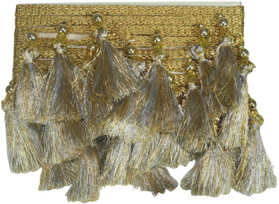 

Sofias L-88b Fashion DIY Colorful Fringe Tasel Lace -2.5-Meters- Make your own "Designer Wear" - DIY - Do It Yourself ! Lace Reel(Pack of 1)