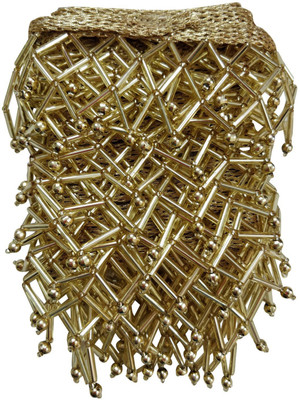 

Sofias L-89b2 Fashion DIY Gold Latkan Lace - 2.5 Meters Make your own "Designer Wear" DIY - Do It Yourself ! Lace Reel(Pack of 1)