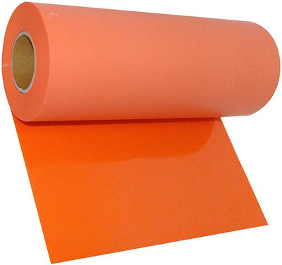 

Stahls' Flock Heat Unruled 5 Meter Roll Transfer Paper(Set of 1, Orange)