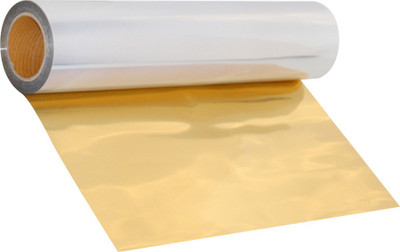 

Stahls' Soft Metallic Foil Heat Unruled 10 Meter Roll Transfer Paper(Set of 1, Gold)