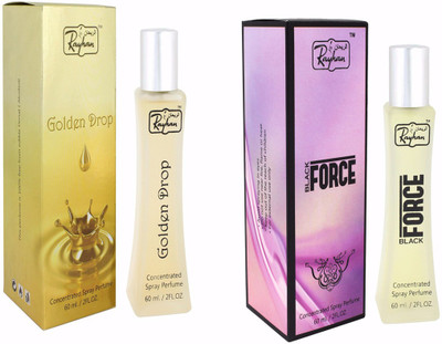 

Rayhan enterprise Golden Drop & black force Eau de Parfum - 60 ml(For Men & Women)