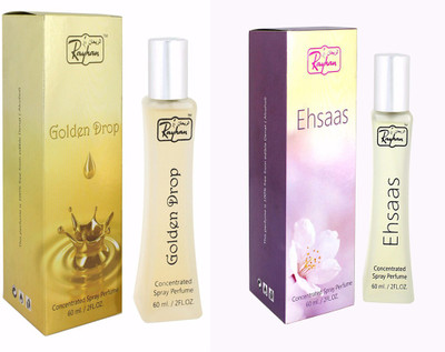 

Rayhan enterprise Golden Drop & Ehsaas Eau de Parfum - 60 ml(For Men & Women)