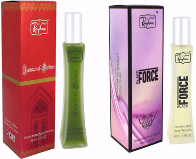 

Rayhan enterprise jannatul firdous & black force Eau de Parfum - 60 ml(For Men & Women)