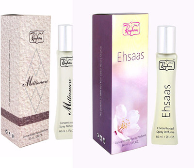 

Rayhan enterprise Millionare &Ehsaas Eau de Parfum - 60 ml(For Men & Women)