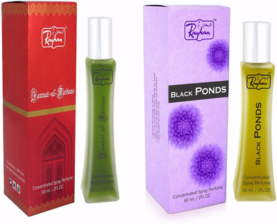 

Rayhan enterprise jannatul firdous & black ponds Eau de Parfum - 60 ml(For Men & Women)