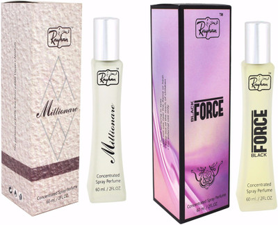 

Rayhan enterprise Millionare & blackforce Eau de Parfum - 60 ml(For Men & Women)