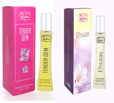 

Rayhan enterprise Tender Geme & Ehsaas Eau de Parfum - 60 ml(For Men & Women)