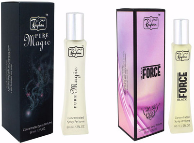 

Rayhan enterprise Pure Magic & Black Force Eau de Parfum - 60 ml(For Men & Women)