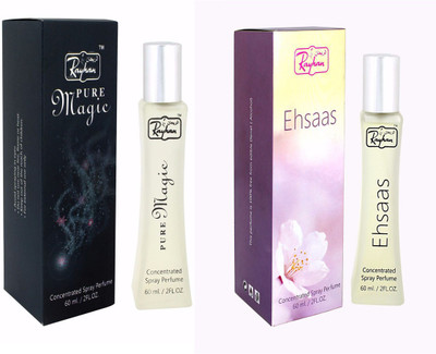 

Rayhan enterprise Pure Magic & Ehsaas Eau de Parfum - 60 ml(For Men & Women)