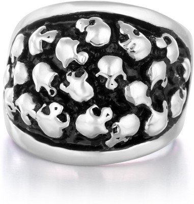 Sukkhi Alloy Rhodium Plated Ring, Silver