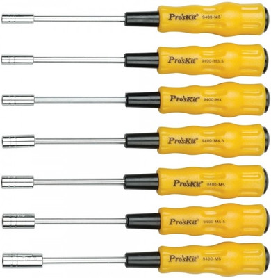 

Proskit 1PK-9402 Impact Screwdriver Set(Pack of 7), Yellow