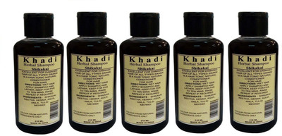 

PARVATI KHADI Shikakai Shampoo Pack of 5 (1050 ml)(210 ml)