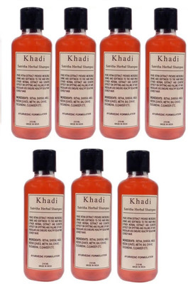

PARVATI KHADI SatReetha Shampoo Pack of 7 (1470 ml)(210 ml)