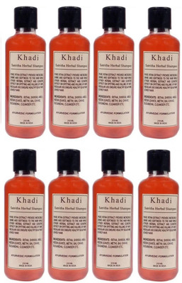 

PARVATI KHADI SatReetha Shampoo Pack of 8 (1680 ml)(210 ml)