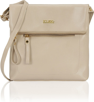 

Kleio Women Formal, Casual Beige PU Sling Bag