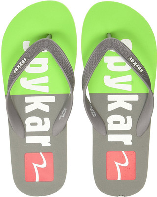 

Spykar Flip Flops, Grey/lime