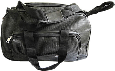 

Muccasacra Stylish Durable, Spacious Weaved Finish Black bag Small Travel Bag(Black)