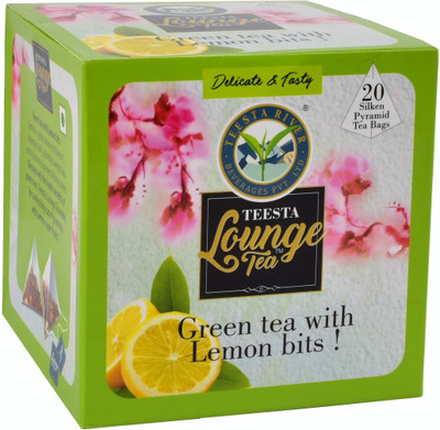 

teesta premium tea Lemon Green Tea Bags Box(20 Bags)