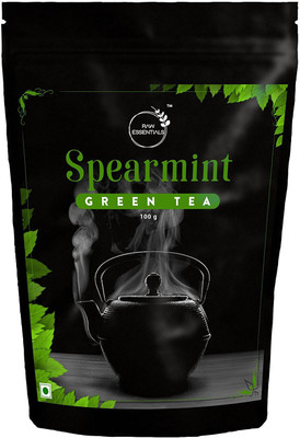 

Raw Essentials Spearmint Mint Green Tea(100 g, Pouch)