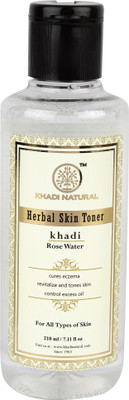 

Khadi Natural AYURVEDIC PURE ROSE WATER SKIN TONER PACK OF TWO (2)(210 ml)