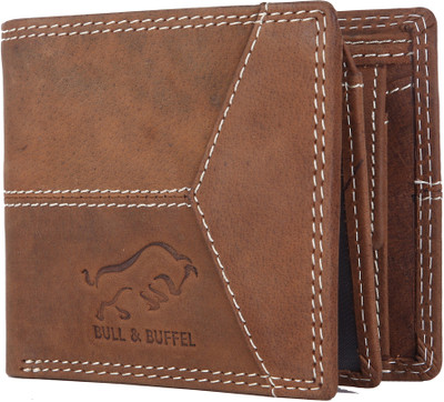 

BULL & BUFFEL Men Brown Genuine Leather Wallet(7 Card Slots), Brown-05